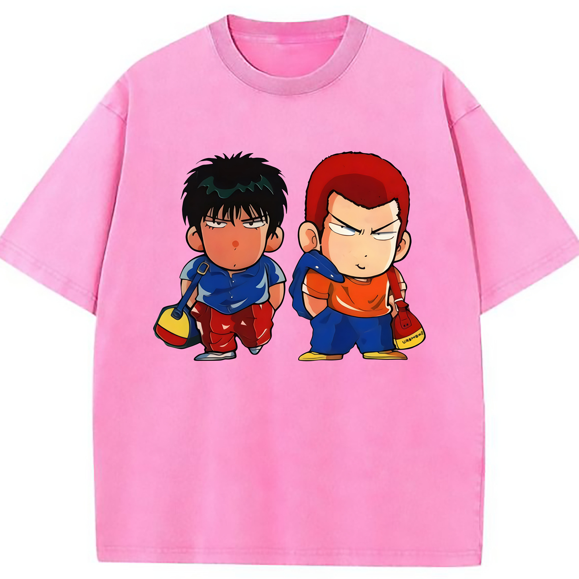 （画像用） SLAM DUNK／スラムダンク 綿100% ヴィンテージ風 半袖Tシャツ（フロントプリント）
